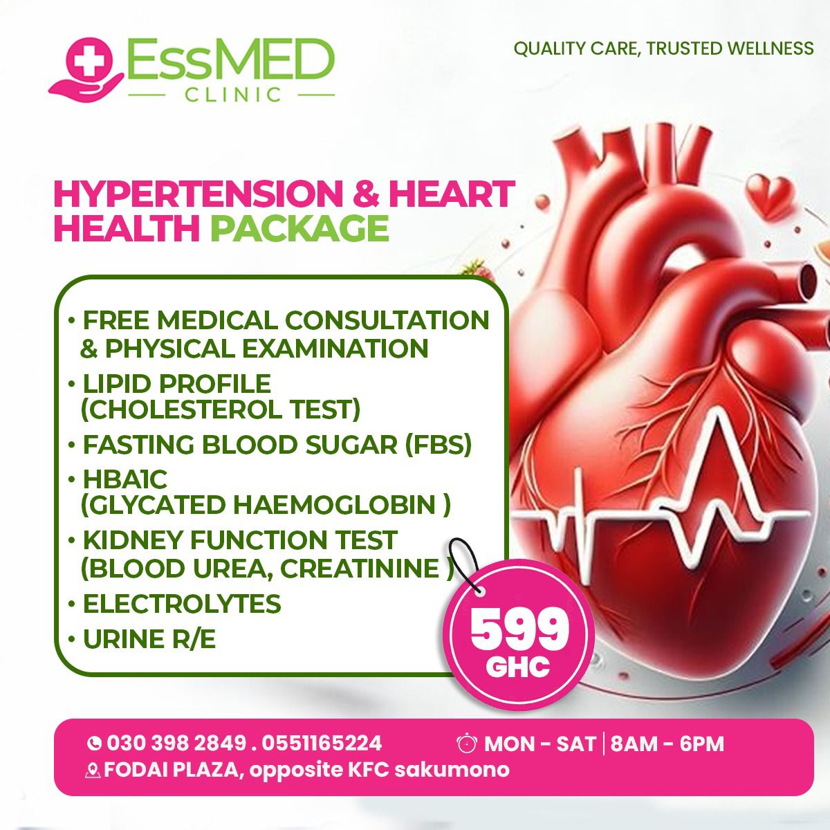 Hypertension & Heart Health Package